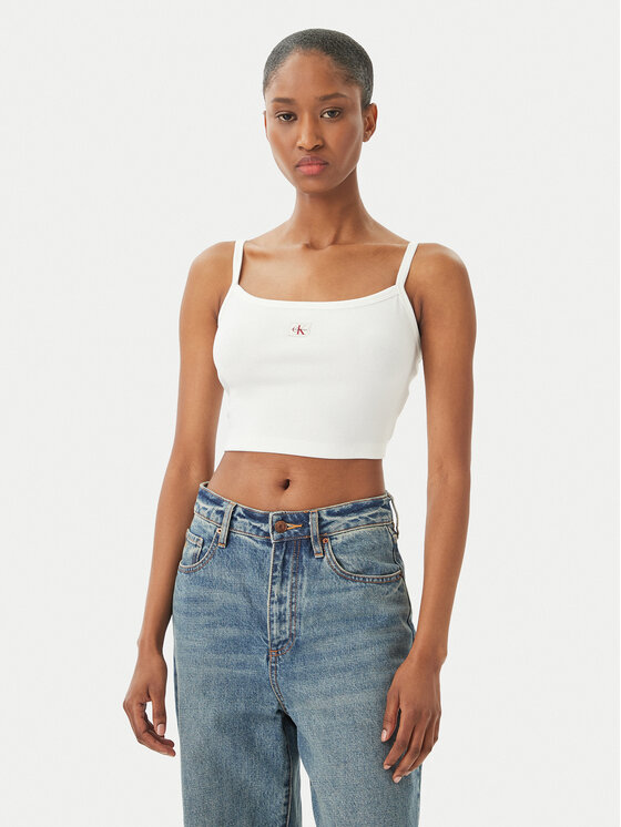 Calvin Klein Jeans Marškinėliai · Balta