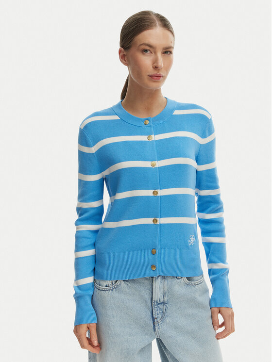 Tommy Hilfiger Kardiganas · Mėlyna · Regular Fit