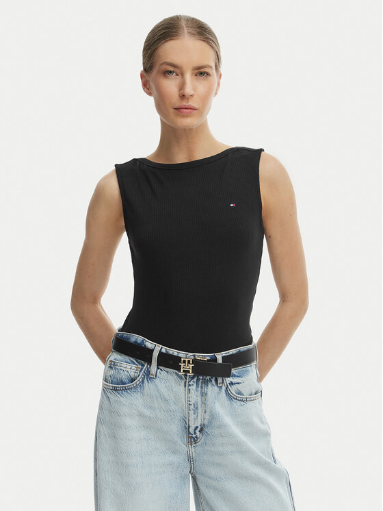 Tommy Hilfiger Marškinėliai · Juoda