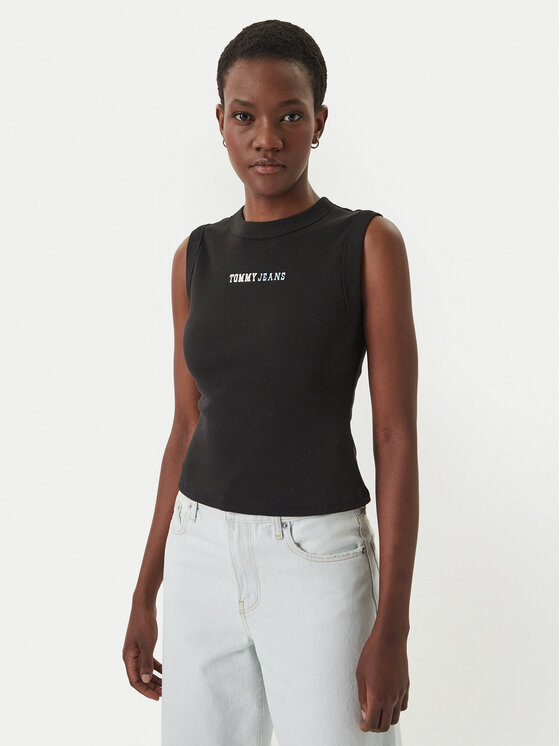 Tommy Jeans Marškinėliai · Juoda