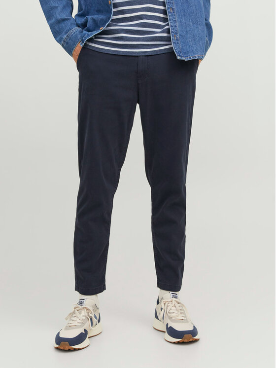 Jack & Jones Chinos kelnes · Tamsiai mėlyna · Slim Fit