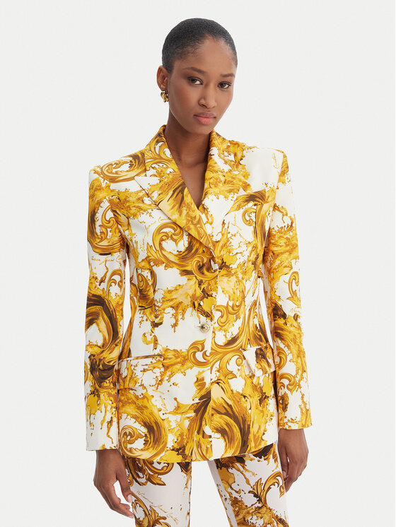 Versace Jeans Couture Švarkas · Balta · Slim Fit