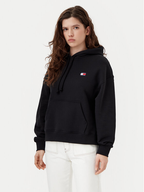 Tommy Jeans Džemperis · Juoda · Relaxed Fit