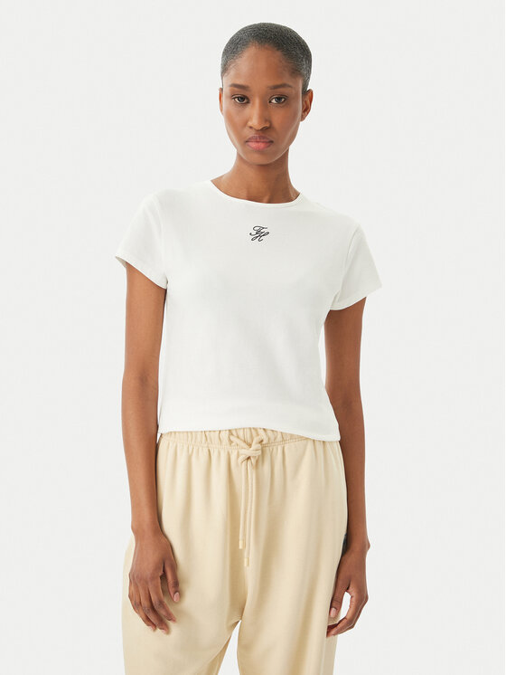 Tommy Hilfiger Marškinėliai · Kreminė