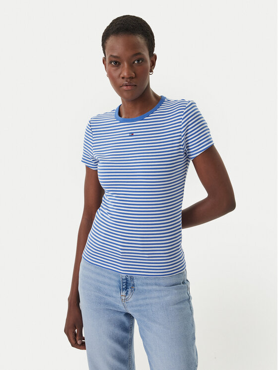 Tommy Jeans Marškinėliai · Mėlyna