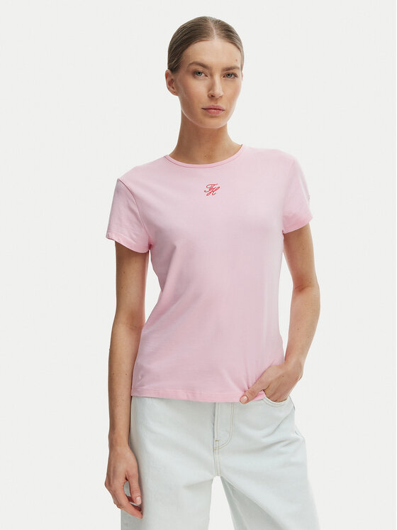 Tommy Hilfiger Marškinėliai · Rožinė