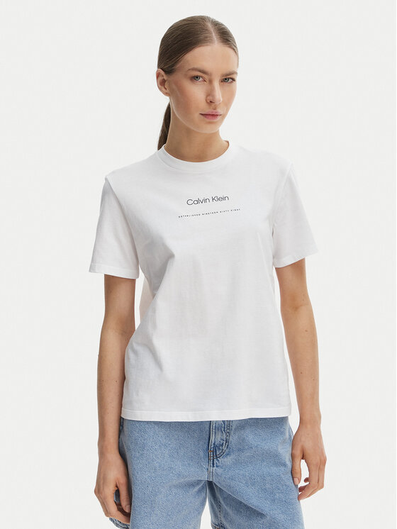 Calvin Klein Jeans Marškinėliai · Balta