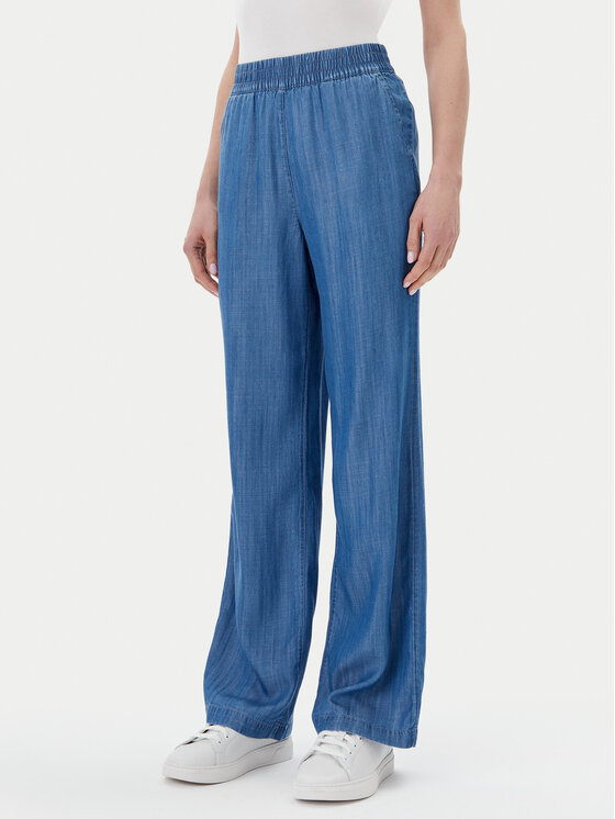 Olsen Medžiaginės kelnės · Mėlyna · Regular Fit