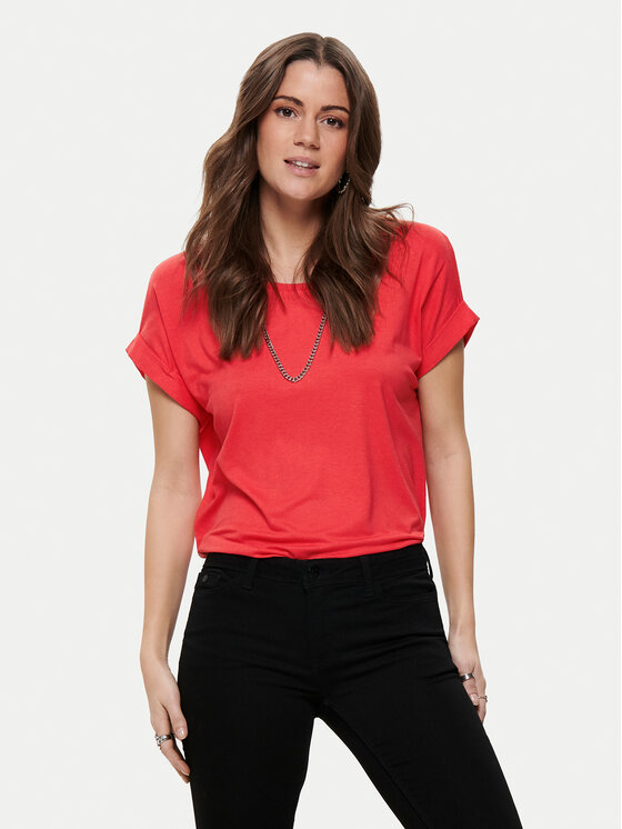 ONLY Marškinėliai · Raudona
