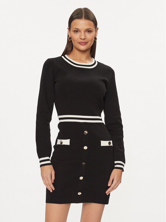 Morgan Trikotažinė suknelė · Juoda · Mini