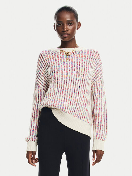 Desigual Megztinis · Écru · Regular Fit