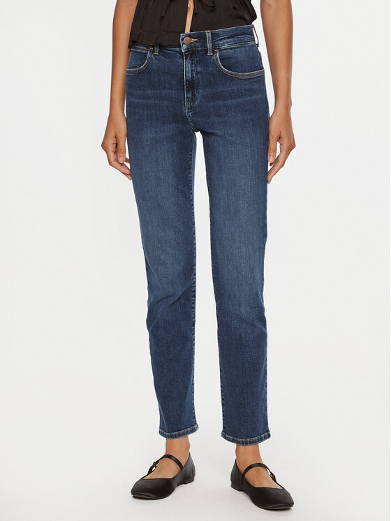 Wrangler Džinsai · Tamsiai mėlyna · Slim Fit