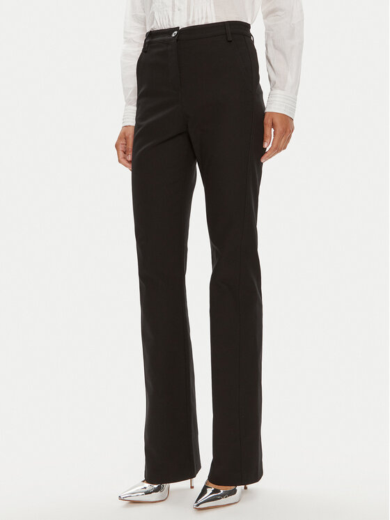 PINKO Medžiaginės kelnės · Juoda · Regular Fit