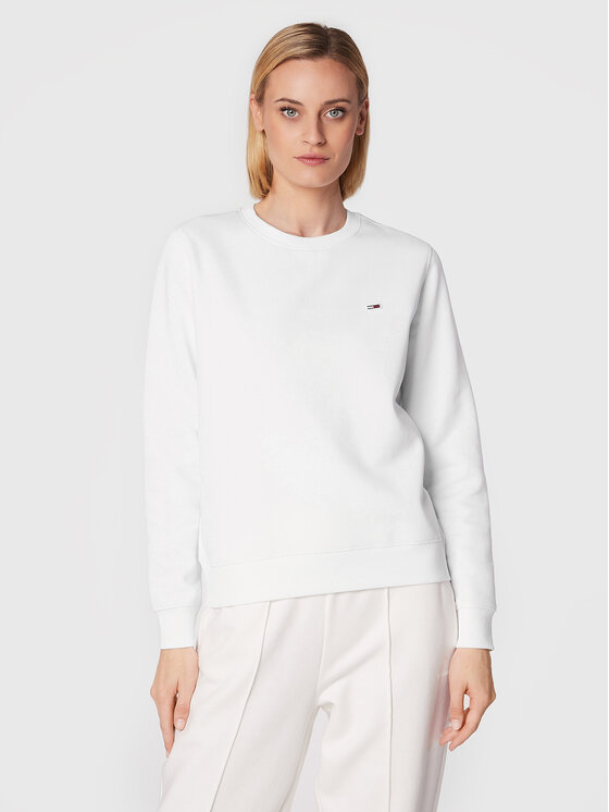 Tommy Jeans Džemperis · Balta · Regular Fit