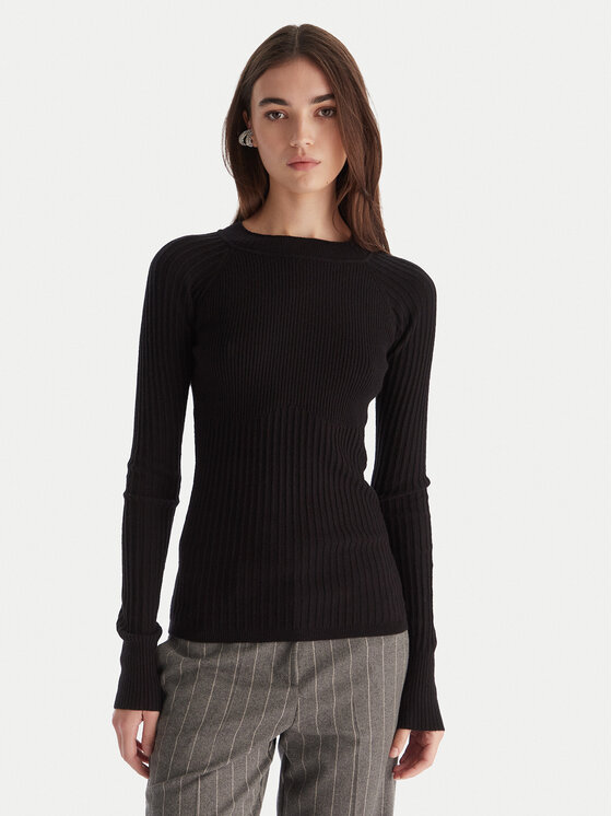 Patrizia Pepe Megztinis · Juoda · Slim Fit