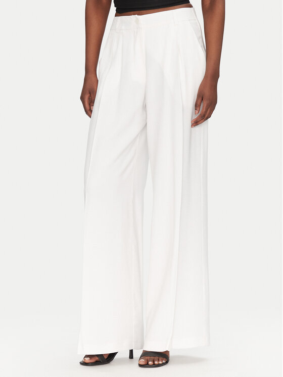 ACCESS FASHION Palazzo kelnės · Balta · Regular Fit