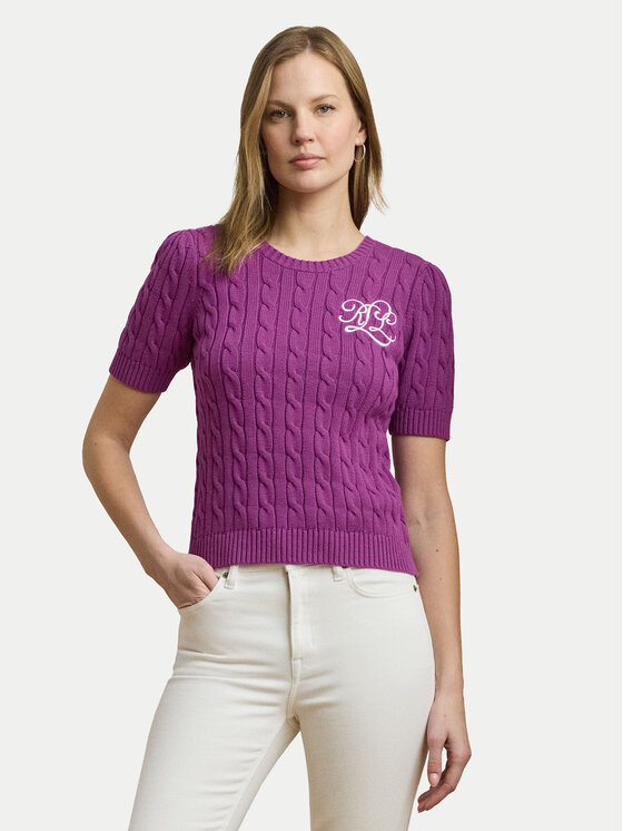 LAUREN RALPH LAUREN Megztinis · Violetinė · Slim Fit