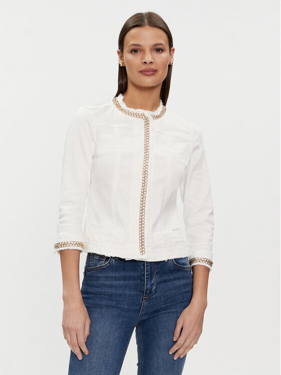 Liu Jo Džinsinė striukė · Balta