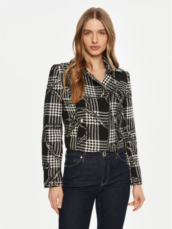 Guess Demisezoninis paltas · Juoda