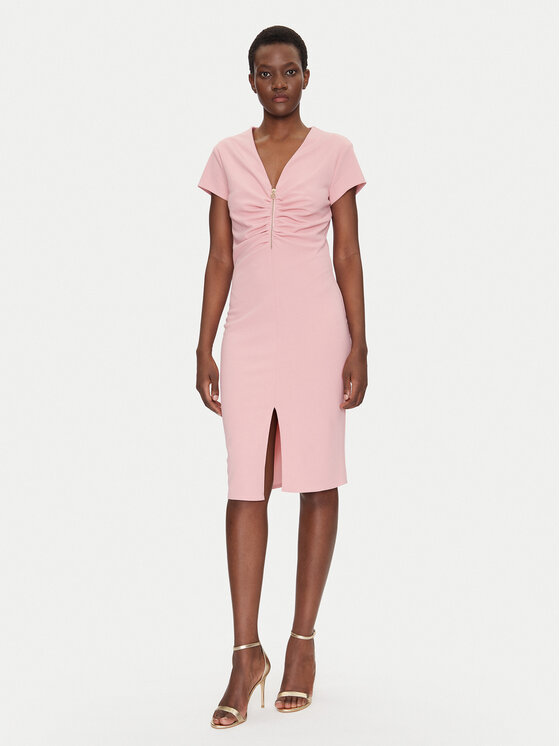 Rinascimento Kokteilinė suknelė · Rožinė · Midi