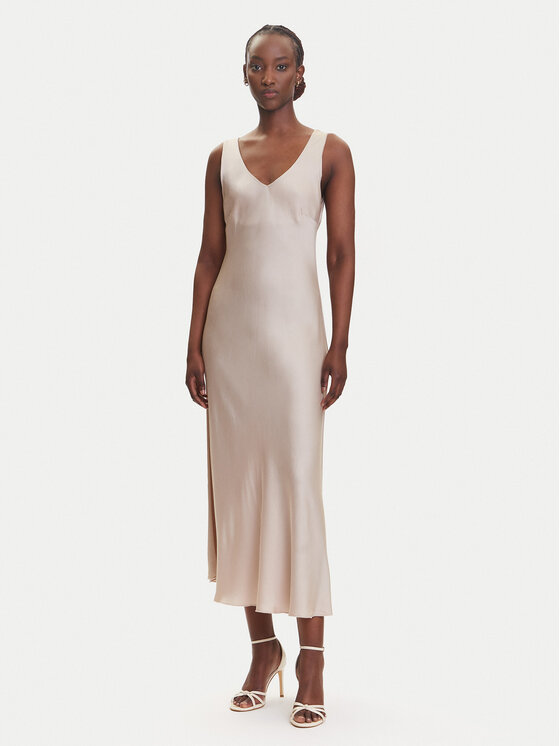 Dixie Vakarinė suknelė · Smėlio · Midi