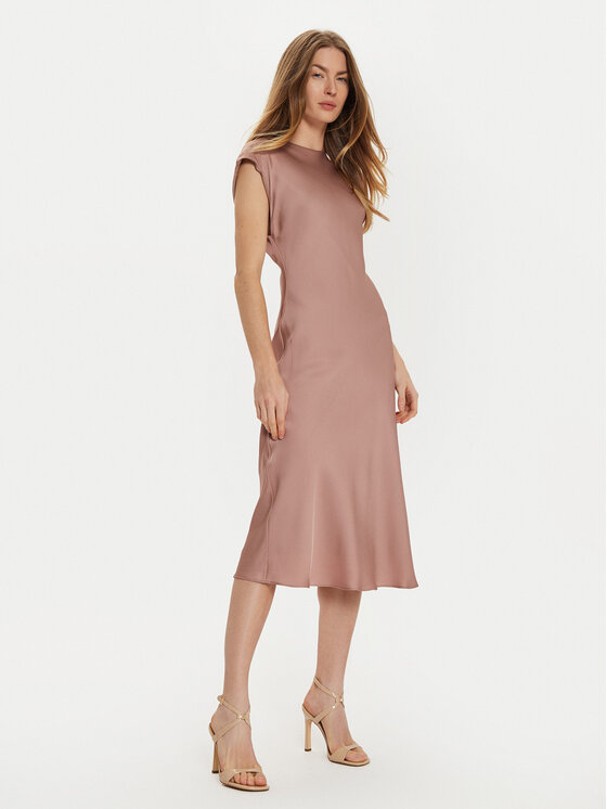 Calvin Klein Kokteilinė suknelė · Rožinė · Midi