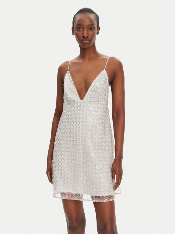 ROTATE Kokteilinė suknelė · Smėlio · Mini