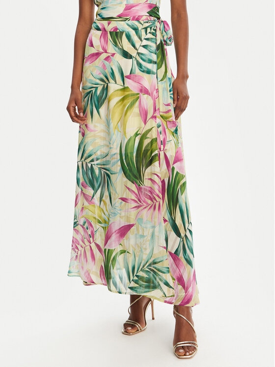 Guess Midi sijonas · Spalvota · Midi