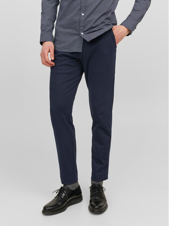 Jack & Jones Chinos kelnes · Tamsiai mėlyna · Slim Fit