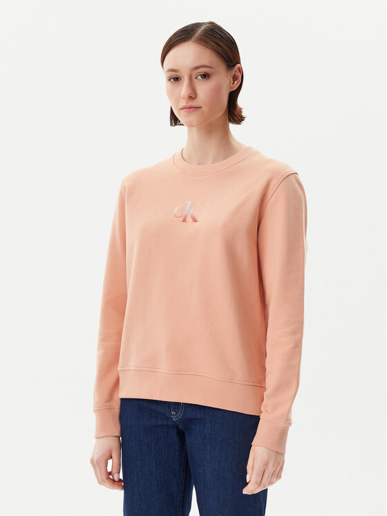 Calvin Klein Jeans Džemperis · Koralų · Regular Fit