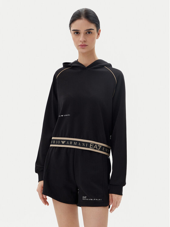 EA7 Emporio Armani Džemperis · Juoda · Regular Fit
