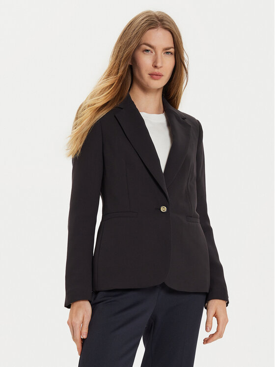 Tommy Hilfiger Švarkas · Juoda · Slim Fit