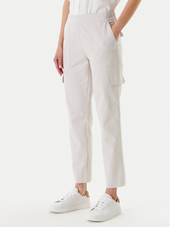 Olsen Medžiaginės kelnės · Smėlio · Regular Fit