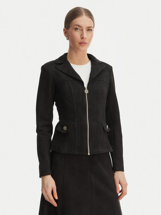 Rinascimento Dirbtinės odos striukė · Juoda