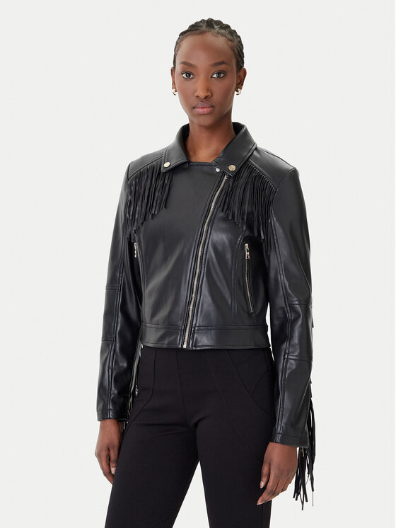 Rinascimento Dirbtinės odos striukė · Juoda