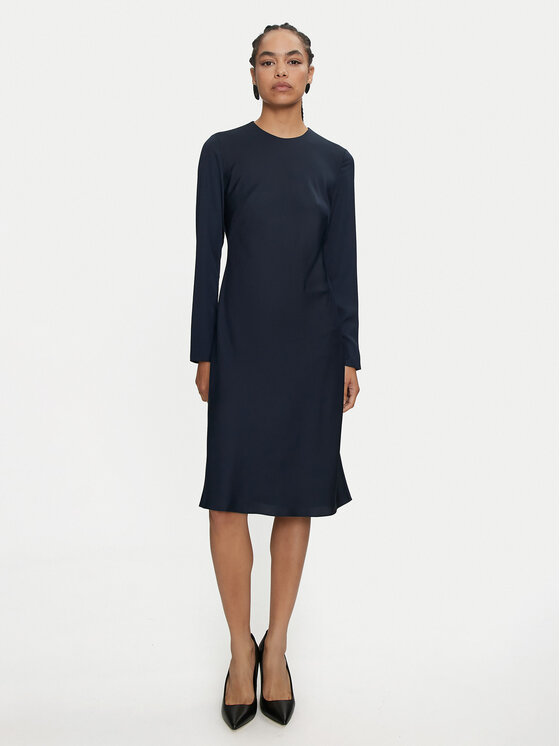 Calvin Klein Kasdieninė suknelė · Tamsiai mėlyna · Midi