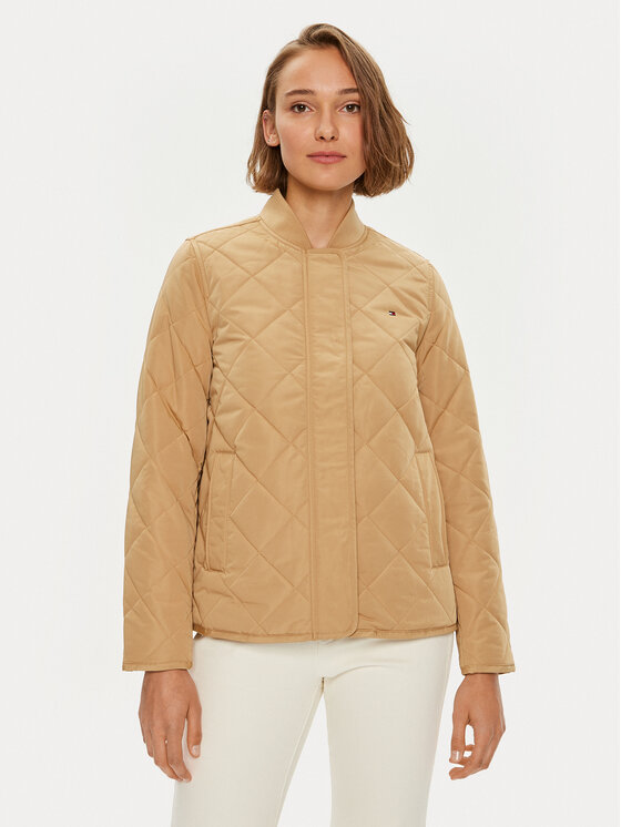 Tommy Hilfiger Demisezoninė striukė · Smėlio