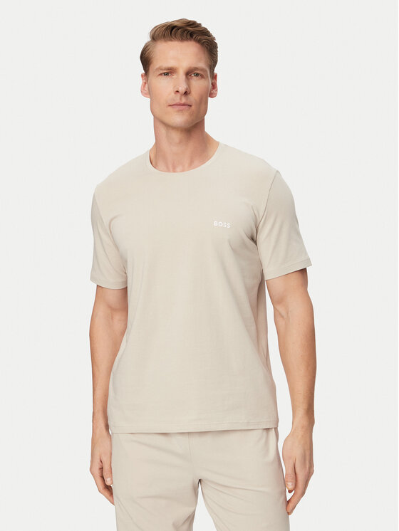 BOSS Marškinėliai · Šviesiai smėlinė