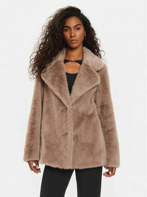 Guess Demisezoninis paltas · Smėlio