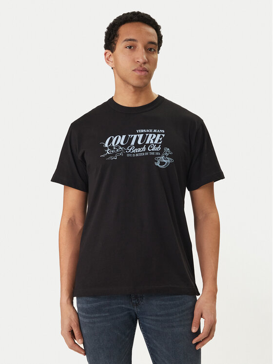 Versace Jeans Couture Marškinėliai · Juoda