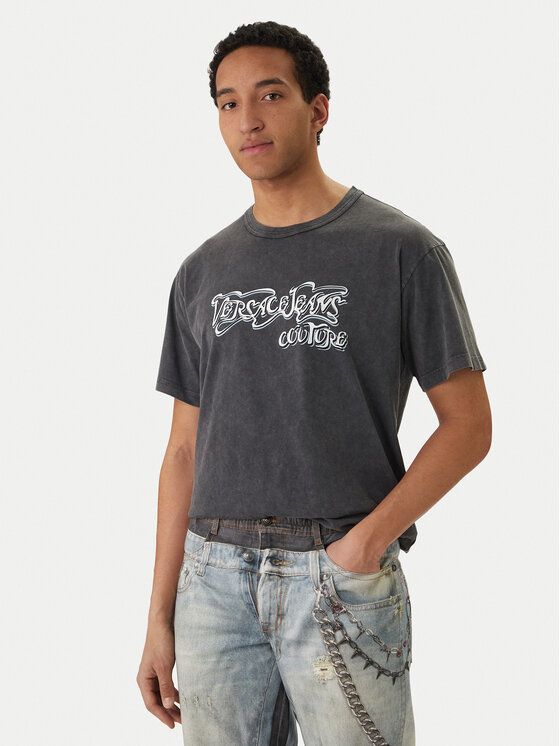 Versace Jeans Couture Marškinėliai · Juoda