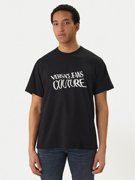 Versace Jeans Couture Marškinėliai · Juoda