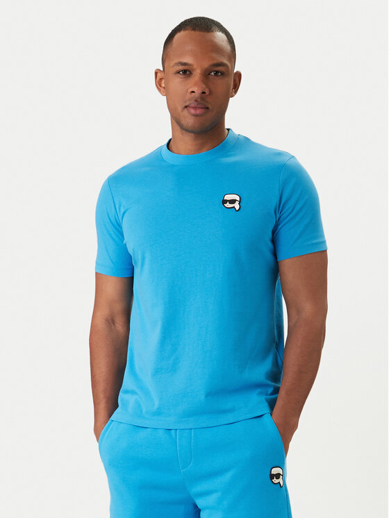 KARL LAGERFELD Marškinėliai · Mėlyna