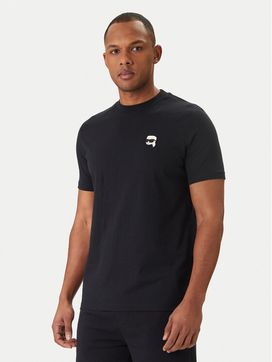 KARL LAGERFELD Marškinėliai · Tamsiai mėlyna