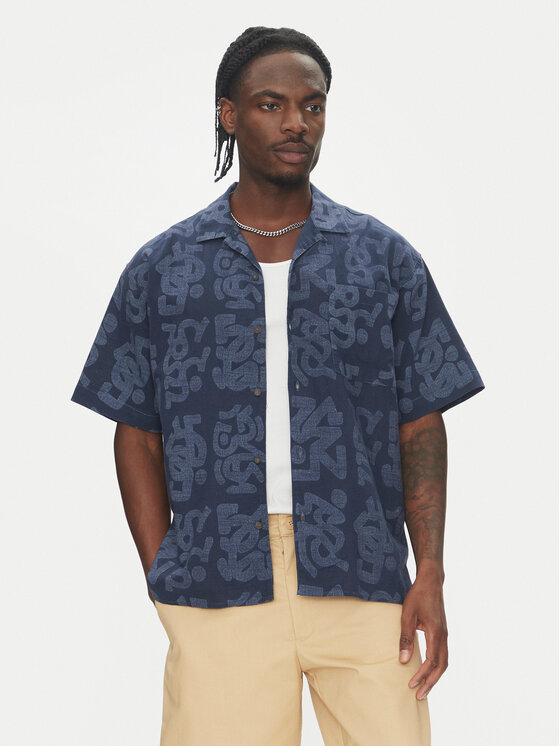 Element Marškiniai · Tamsiai mėlyna · Regular Fit