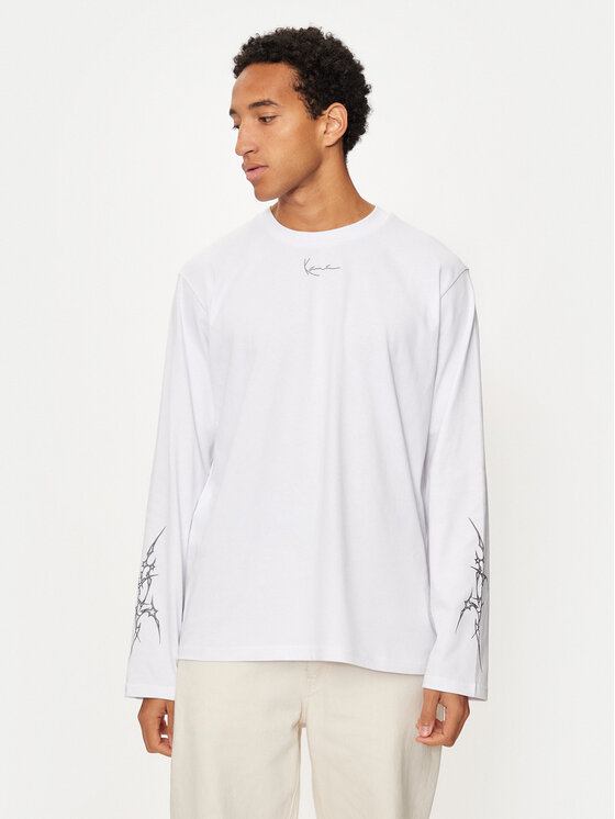 Karl Kani Marškinėliai ilgomis rankovėmis · Balta