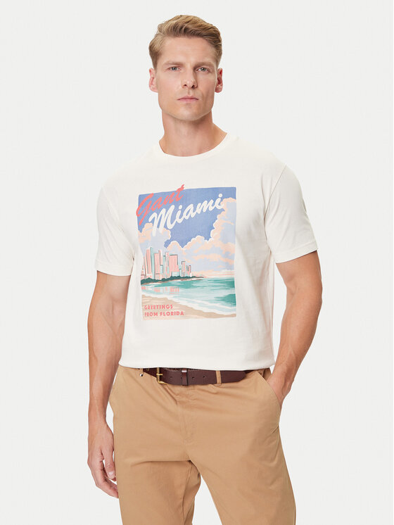 Gant Marškinėliai · Écru