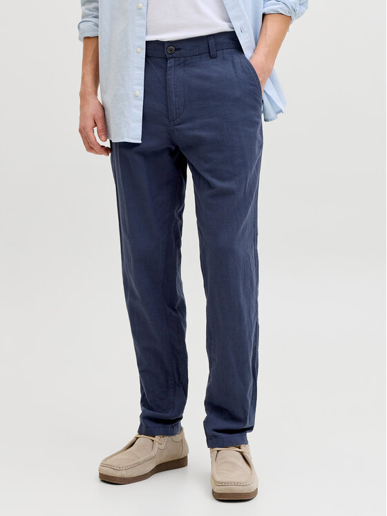 Jack & Jones Chinos kelnes · Tamsiai mėlyna · Slim Fit