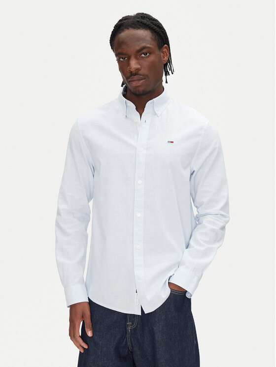 Tommy Jeans Marškiniai · Žydra · Regular Fit