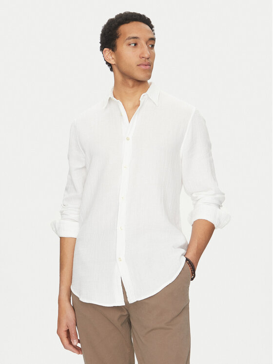 Guess Marškiniai · Balta · Regular Fit